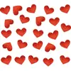 Image de Sachet de 10g de Confettis de table carton Coeur, Rouge FETE-913561R