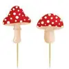 Image de Sachet de 10 Pics à cocktail woodland Champignons FETE-913323C