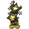 Image de Ballon mylar Stars and Foil 80cm OR FETE-9231