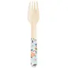 Image de Sachet de 8 fourchettes Fleuries FETE-913FLF
