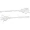 Image de Lot de 2 bras de squelette couverts à salade, Blanc FETE-913OS