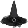 Image de Chapeau de sorcière avec broche adulte FETE-9129