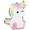 Image de Sachet de 8 assiettes bébé licorne 25 cm FETE-913BLA
