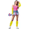 Image de Lot de 2 Manchettes/Guêtres tricot fluo jaune FETE-3330111