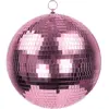 Image de Grande Boule à facettes 30cm à suspendre, Pink FETE-3330930P