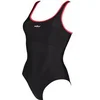 Image de Maillot aquagym femme Sporti Noir 36/38 041071-Noir/Rose