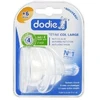 Image de Dodie Tétine Silicone Col Large +6 Mois 3 Vitesses Liquide Epais Débit 4 x2 tétines