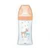 Image de Dodie biberon en verre sensation+ beige modèle Biche  270ml