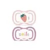 Image de Dodie Extra Sucettes Anatomiques en silicone 18m+  x2 - Motifs aléatoires