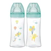 Image de Dodie vert tétine plate débit rapide air biberon 2x330ml