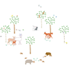 Image de Stickers Balade en forêt (70 x 70 cm)