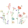 Image de Stickers géants Fleurs de champs