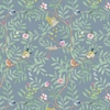 Image de Papier peint intissé Roseraie bleu