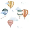 Image de Planche easy stickers Montgolfière aquarelle