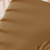 Image de Drap housse satin de coton bio Ambre (60 x 120 cm)