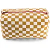 Image de Trousse de toilette Vic damier caramel