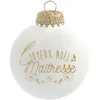 Image de Boule de Noël Joyeux Noël Maîtresse