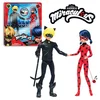 Image de Poupées Miraculous Ladybug et Chat Noir 26 cm