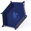 Image de Piste De Des Exclu Micromania Piste Dés Critical Blue 19x19cm Cuir Velours