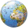 Image de Globe Gonflable 30 cm - Animaux du Monde - BASS Bass-B92010