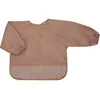 Image de Bavoir plastifié manches longues Terracotta