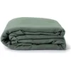 Image de Echarpe de portage Vert Eucalyptus en coton bio (4m10)