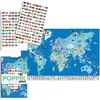 Image de Poster pédagogique et stickers : Drapeaux du monde Poppik-DIS001