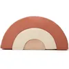 Image de Jeux en mousse Milo arc-en-ciel bois de rose, milk, nude (3 blocs)