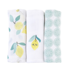 Image de Lot de 3 langes bébé coton bio* Limonade