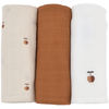 Image de Lot de 3 langes bébé coton bio* Pom Pouce