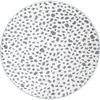 Image de Tapis rond léopard Maldä blue (120 cm)