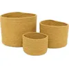 Image de Lot de 3 paniers de rangement Ilse miel