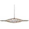 Image de Suspension métal avec diffuseur RIF Twist Marron 104 cm 100_1_DIFF