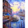 Image de Peinture au numéro : Le Grand Canal de Venise - toile tendue sur châssis FiguredArt-PN161-Y