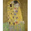 Image de Peinture au numéro : Le baiser Klimt - toile tendue sur châssis FiguredArt-PN1023-Y
