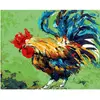 Image de Peinture au numéro : Le Coq  - sans châssis en bois FiguredArt-PN2495