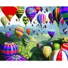 Image de Peinture au numéro : Lâcher de Montgolfières  - sans châssis en bois FiguredArt-PN826