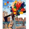 Image de Peinture au numéro : Ballons Colorés  - sans châssis en bois FiguredArt-PN068