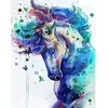Image de Peinture au numéro : Cheval coloré  - sans châssis en bois FiguredArt-PN1116