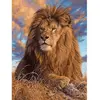 Image de Peinture au numéro : Le Repos du Lion  - sans châssis en bois FiguredArt-PN125