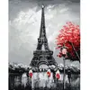 Image de Peinture au numéro : Paris Tour Eiffel  - sans châssis en bois FiguredArt-PN098