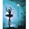 Image de Peinture au numéro : Ballet sous les Réverbères  - sans châssis en bois FiguredArt-PN657