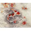 Image de Peinture au numéro : Duo de Carpes Koi  - sans châssis en bois FiguredArt-PN041