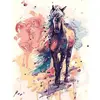 Image de Peinture au numéro : Cheval peint  - sans châssis en bois FiguredArt-PN993