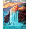 Image de Peinture au numéro : Chute d'Eau Chevelure  - sans châssis en bois FiguredArt-PN411