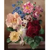Image de Peinture au numéro : Beau Bouquet  - sans châssis en bois FiguredArt-PN073
