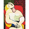 Image de Peinture au numéro : Picasso Le Rêve  - sans châssis en bois FiguredArt-PN1242