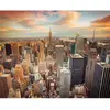 Image de Peinture au numéro : Coucher de soleil sur new york - sans châssis en bois FiguredArt-PN2037