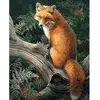 Image de Peinture au numéro : Renard dans les Fougères  - sans châssis en bois FiguredArt-PN159