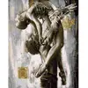 Image de Peinture au numéro : Danse Classique en couple  - sans châssis en bois FiguredArt-PN1409